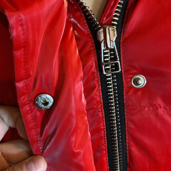 #110 Woody Bomber Jacket Red Diamond, Size Medium - Picture 7 of 15